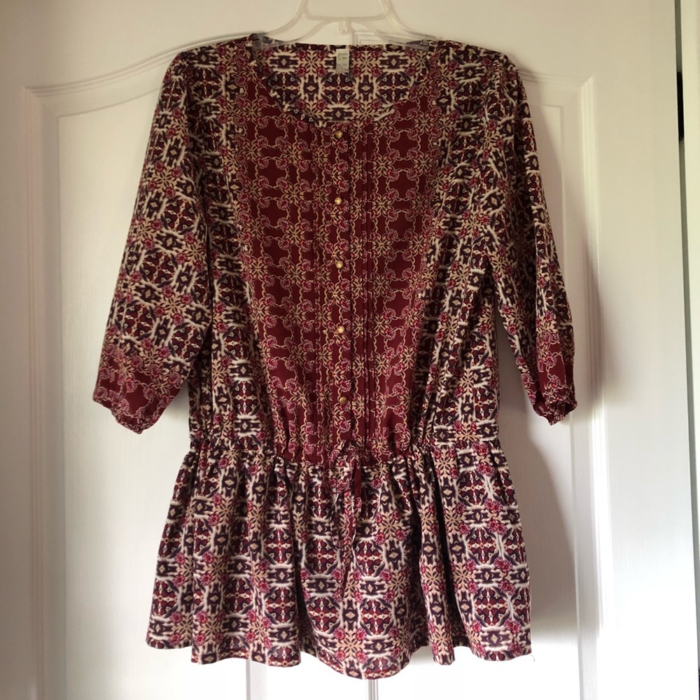 Boutique patterned top (M)